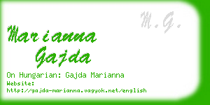 marianna gajda business card